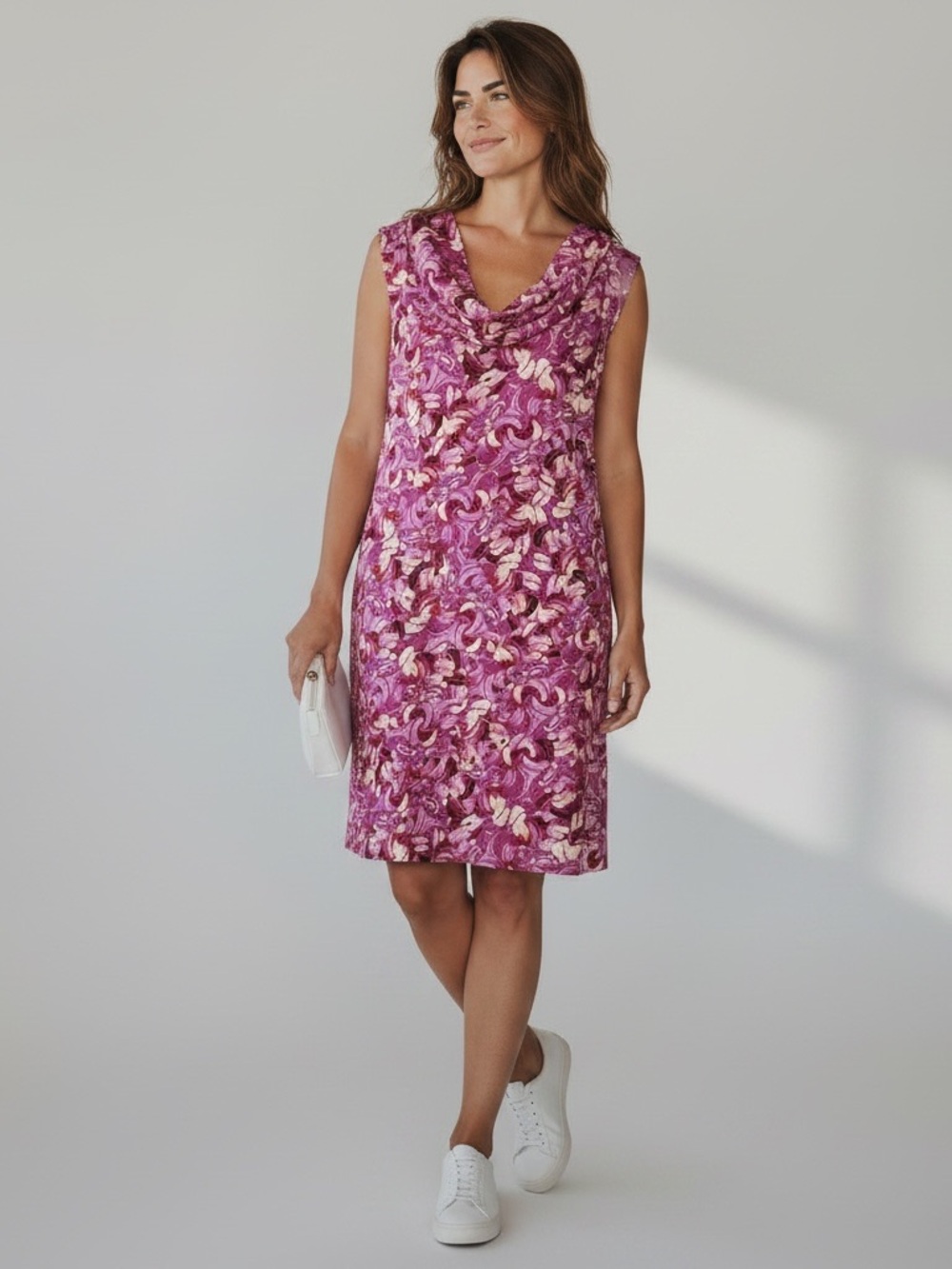Y2K Loft Fairycore coquette pink and purple Floral sleeveless midi dress